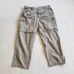Columbia Convertible Cargo Pants Mens 38X29.5 Zip Off Shorts Tan Hiking Preowned